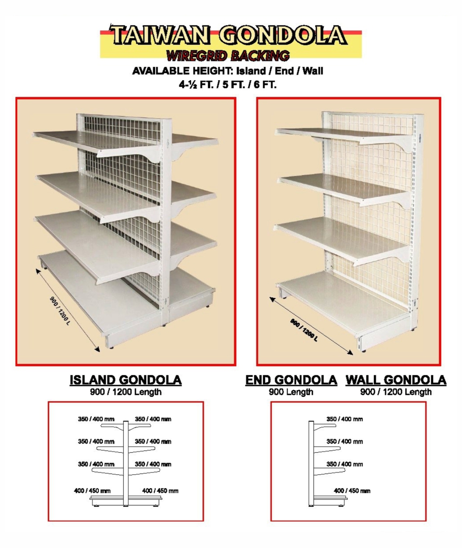 Taiwan Gondola Wiregrid Backing